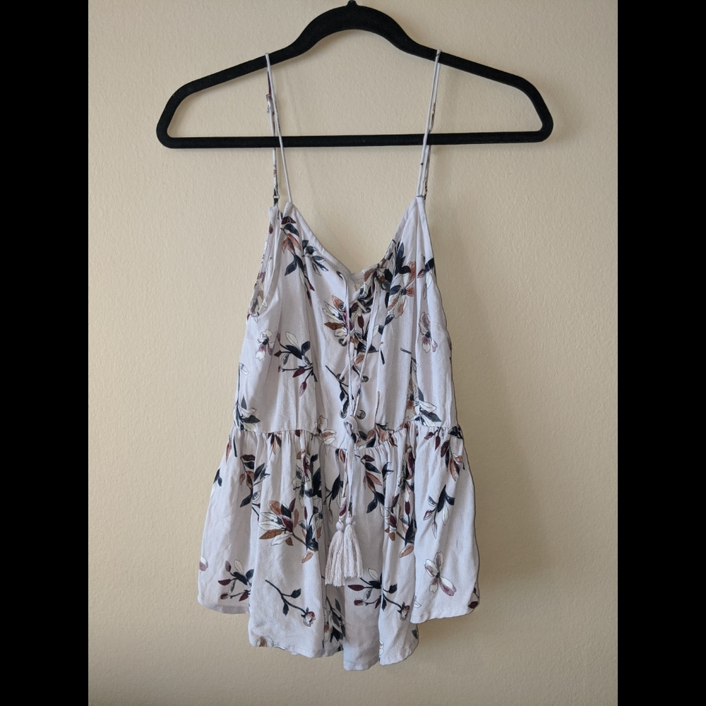 Lavender Lace Up LA Hearts Blouse